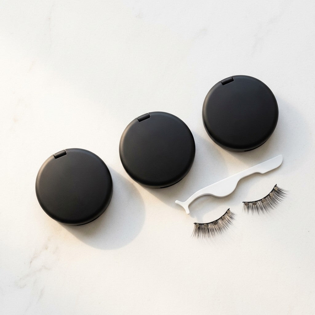 Drei Lash me up Cases mit Applikator